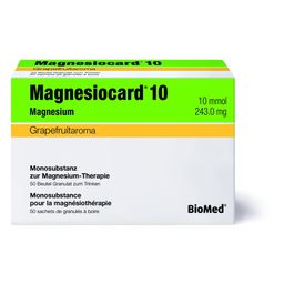 MAGNESIOCARD Gran 10 mmol Grapefruit Btl 50 Stk