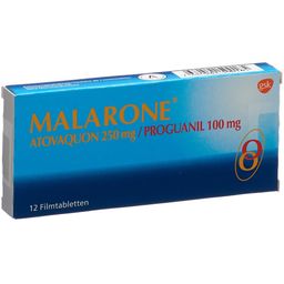 MALARONE Filmtabl 250/100 mg 12 Stk