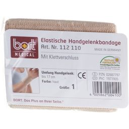 BORT Bande Velcro Poignet 8 cm GR1 17 cm