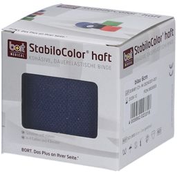 BORT StabiloColor® haft Binde 6 cm blau