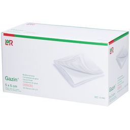 GAZIN Mullkompressen 5 x 5 cm 12-fach