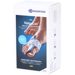 VALGULOC Orthese Großzehe Hallux valgus links Größe 2 Titanium