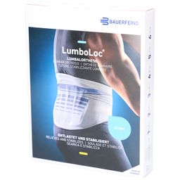 BAUERFEIND® Bandage de soutien dorsal LumboLoc® taille 4 titane