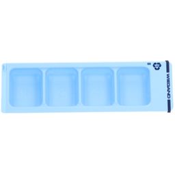 SAHAG Distributeur de médicaments 1 jour bleu