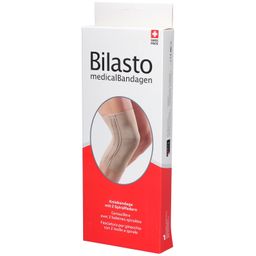 BILASTO Kniebandage je 2 Spiralfedern L beige