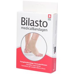 BILASTO Knöchelbandage Geschlossene Ferse Beige M