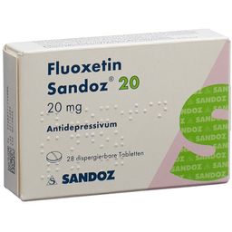 FLUOXETIN Sandoz Disp Tabl 20 mg 28 Stk