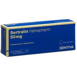 SERTRALIN Helvepharm Filmtabl 50 mg 30 Stk