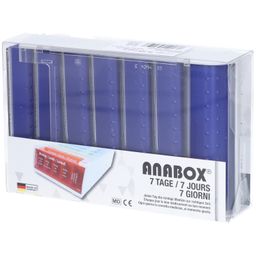 ANABOX Medidispenser 7Tage blau