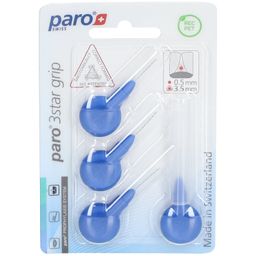 paro® 3Star-Grip Brossettes interdentaires 3,5 mm Bleu