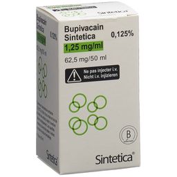 BUPIVACAIN Sintetica 1.25 mg/ml 50ml Vial
