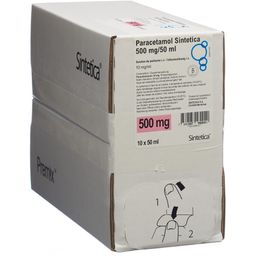 PARACETAMOL Sintetica 500 mg/50ml 10 Btl 50 ml