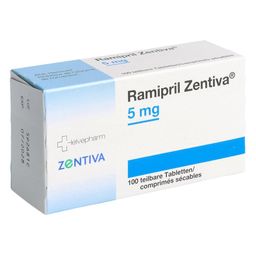 RAMIPRIL Zentiva Tabl 5 mg 100 Stk