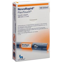 INSULIN NovoRapid FlexTouch 5 Fertpen 3 ml