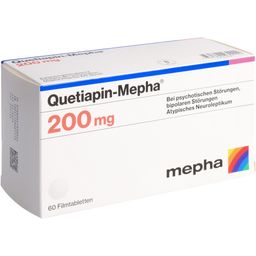 QUETIAPIN Mepha Filmtabl 200 mg 60 Stk