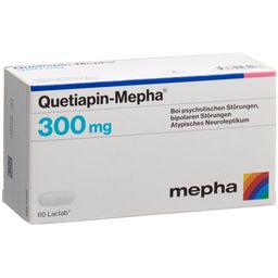 QUETIAPIN Mepha Filmtabl 300 mg 60 Stk