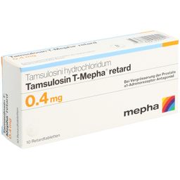TAMSULOSIN T-Mepha retard Ret Tabl 0.4 mg 10 Stk