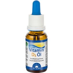 Dr. Jacob's Huile de vitamine D3 640 gouttes 800 UI D3 vegan