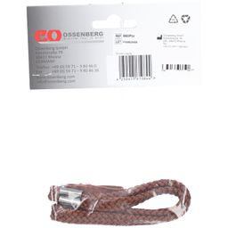 OSSENBERG Dragonne de canne avec bande élastique marron