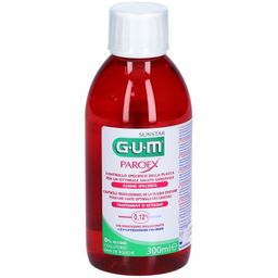 GUM Paroex 0,12% chx Bain de Bouche contre la plaque dentaire