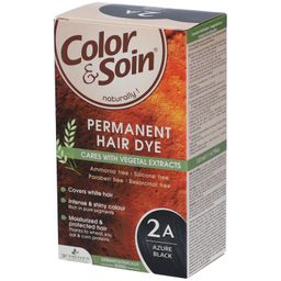 Color & Soin® Permanente Haarfarbe 2A Azure Black