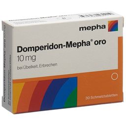 DOMPERIDON Mepha oro Schmelztabl 10 mg 30 Stk