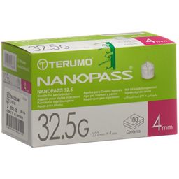 Terumo® NANOPASS Pen-Nadel 32.5G 0,22x4mm
