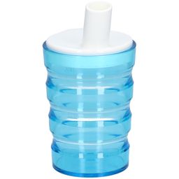 SUNDO Gobelet rainuré anti-fuites 200 ml bleu