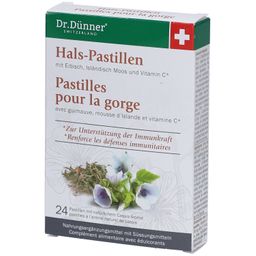 Dr. Dünner Hals-Pastillen mit Eibisch, Moos & Vitamin C