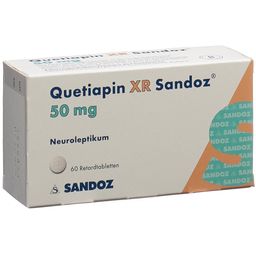 QUETIAPIN XR Sandoz Ret Tabl 50 mg 60 Stk
