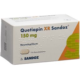 QUETIAPIN XR Sandoz Ret Tabl 150 mg 100 Stk