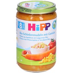 HiPP Pâtes au jambon et légumes bio dès 8 mois