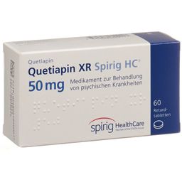 QUETIAPIN XR Spirig HC Ret Tabl 50 mg 60 Stk