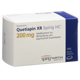 QUETIAPIN XR Spirig HC Ret Tabl 200 mg 100 Stk