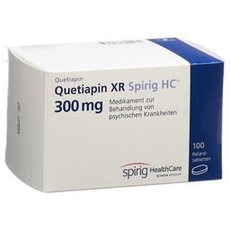 QUETIAPIN XR Spirig HC Ret Tabl 300 mg 100 Stk