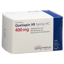 QUETIAPIN XR Spirig HC Ret Tabl 400 mg 100 Stk