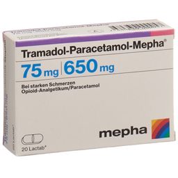 TRAMADOL-PARACETAMOL Mepha 75/650 mg 20 Stk