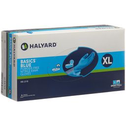 HALYARD BASICS Untersuchungshandschuhe Nitril XL blau