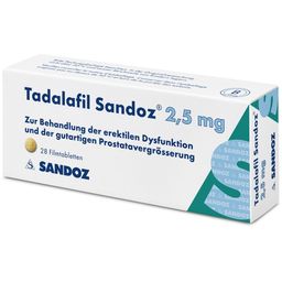 TADALAFIL Sandoz Filmtabl 2.5 mg 28 Stk