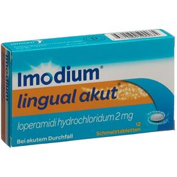 IMODIUM lingual akut Schmelztabl 2 mg 12 Stk