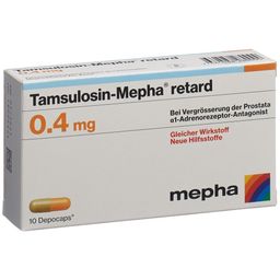 TAMSULOSIN Mepha Ret Depocaps 0.4 mg 10 Stk