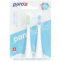 paro® Sonic Duo-Clean - Têtes de brosse à dents de remplacement