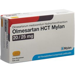 OLMESARTAN HCT Mylan Filmtabl 20/25mg SDO