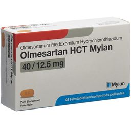 OLMESARTAN HCT Mylan Filmtabl 40/12.5mg SDO