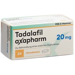 TADALAFIL axapharm Filmtabl 20 mg 24 Stk