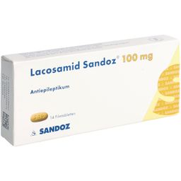 LACOSAMID Sandoz Filmtabl 100 mg 14 Stk