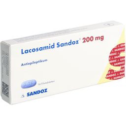 LACOSAMID Sandoz Filmtabl 200 mg 14 Stk