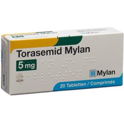 TORASEMID Mylan Tabl 5 mg 20 Stk