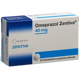 OMEPRAZOL Zentiva Filmtabl 40 mg 28 Stk