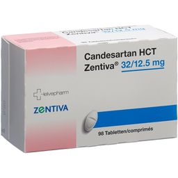 CANDESARTAN HCT Zentiva Tabl 32/12.5 mg 98 Stk